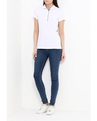 Женская белая рубашка поло от Gregory