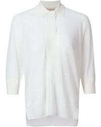 Женская белая рубашка поло от il by Saori Komatsu