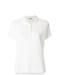 Женская белая рубашка поло от Moncler