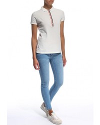 Женская белая рубашка поло от Napapijri