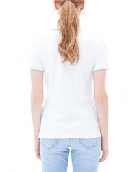 Женская белая рубашка поло от s.Oliver