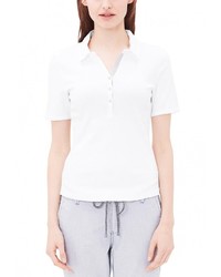 Женская белая рубашка поло от s.Oliver