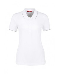Женская белая рубашка поло от s.Oliver