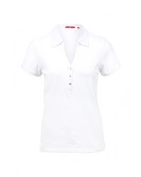 Женская белая рубашка поло от s.Oliver