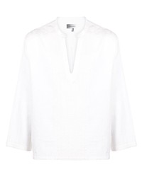 Мужская белая рубашка с длинным рукавом с вышивкой от Isabel Marant