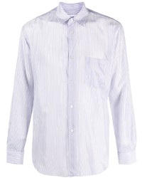 Мужская белая рубашка с длинным рукавом с принтом от Comme Des Garcons SHIRT