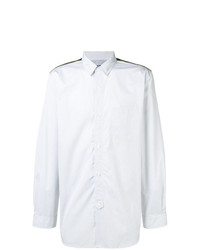 Мужская белая рубашка с длинным рукавом с принтом от Junya Watanabe MAN