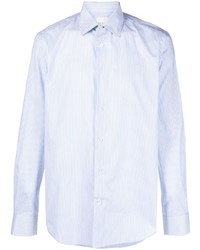 Мужская белая рубашка с длинным рукавом с принтом от Paul Smith
