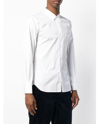 Мужская белая рубашка с длинным рукавом с принтом от Comme Des Garçons Shirt Boys