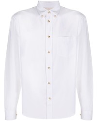 Мужская белая рубашка с длинным рукавом от Acne Studios