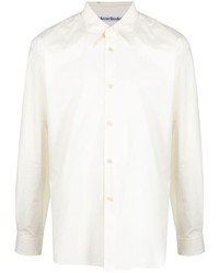 Мужская белая рубашка с длинным рукавом от Acne Studios