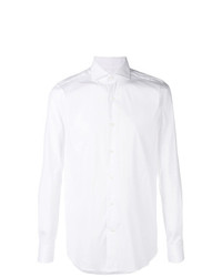 Мужская белая рубашка с длинным рукавом от Alessandro Gherardi