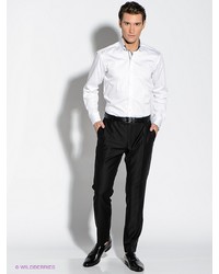 Мужская белая рубашка с длинным рукавом от Alex DANDY