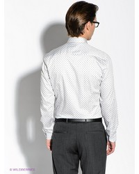 Мужская белая рубашка с длинным рукавом от Alex DANDY