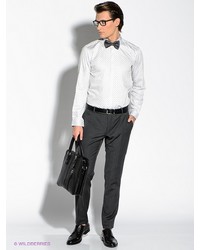 Мужская белая рубашка с длинным рукавом от Alex DANDY