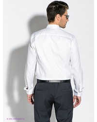 Мужская белая рубашка с длинным рукавом от Alex DANDY