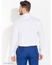 Мужская белая рубашка с длинным рукавом от Alfred Muller