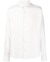 Мужская белая рубашка с длинным рукавом от Ami Paris