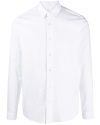 Мужская белая рубашка с длинным рукавом от Ami Paris