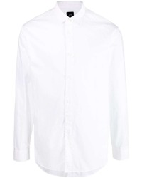 Мужская белая рубашка с длинным рукавом от Armani Exchange