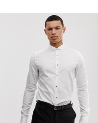 Мужская белая рубашка с длинным рукавом от ASOS DESIGN