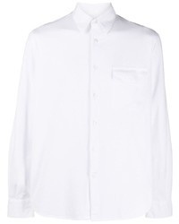 Мужская белая рубашка с длинным рукавом от Aspesi