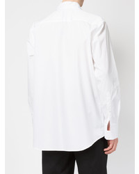Мужская белая рубашка с длинным рукавом от Aganovich