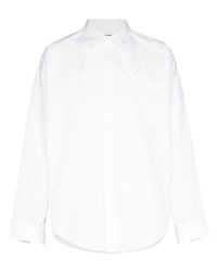 Мужская белая рубашка с длинным рукавом от Balenciaga