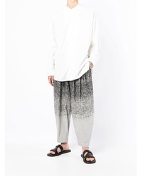 Мужская белая рубашка с длинным рукавом от Attachment