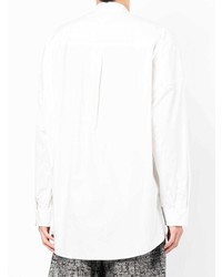 Мужская белая рубашка с длинным рукавом от Attachment