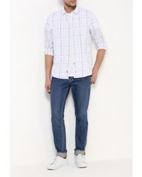 Мужская белая рубашка с длинным рукавом от Baon