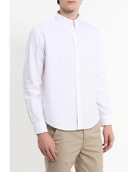 Мужская белая рубашка с длинным рукавом от Baon