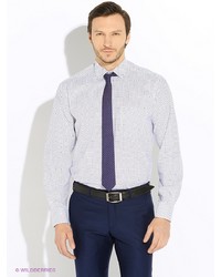 Мужская белая рубашка с длинным рукавом от BAWER