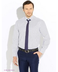 Мужская белая рубашка с длинным рукавом от BAWER