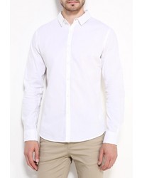 Мужская белая рубашка с длинным рукавом от Befree