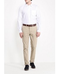 Мужская белая рубашка с длинным рукавом от Bellfield