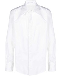 Мужская белая рубашка с длинным рукавом от Bianca Saunders