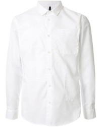 Мужская белая рубашка с длинным рукавом от Blackbarrett
