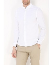 Мужская белая рубашка с длинным рукавом от BLEND