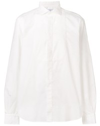 Мужская белая рубашка с длинным рукавом от Boglioli
