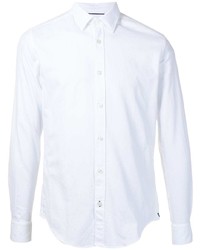 Мужская белая рубашка с длинным рукавом от BOSS