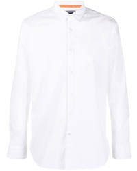 Мужская белая рубашка с длинным рукавом от BOSS