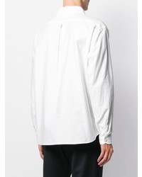 Мужская белая рубашка с длинным рукавом от Danton