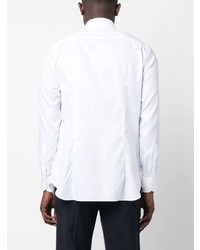 Мужская белая рубашка с длинным рукавом от Brioni