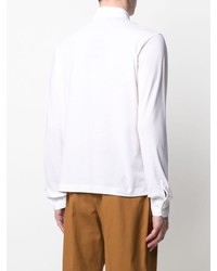 Мужская белая рубашка с длинным рукавом от Herno