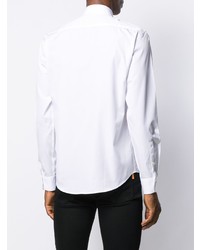 Мужская белая рубашка с длинным рукавом от Sandro Paris