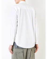 Мужская белая рубашка с длинным рукавом от Undercover