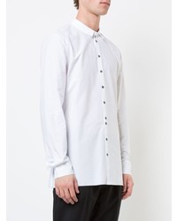 Мужская белая рубашка с длинным рукавом от Label Under Construction