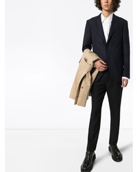 Мужская белая рубашка с длинным рукавом от Prada