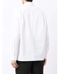 Мужская белая рубашка с длинным рукавом от Attachment